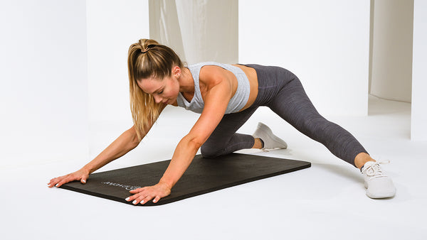 Maeve McEwen in a stretch | P.volve