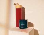 Recover 9 container and drink bottle showing color of supplement drink in water thumbnail