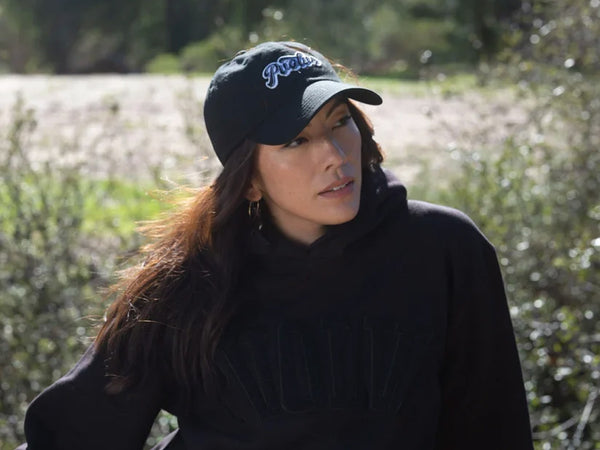 Black Retro Baseball Hat