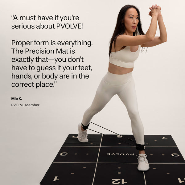Precision Mat | Workout Mat | Workout Floor Mat | PVOLVE